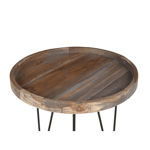 Mesa de apoio BONDISS Madeira Castanho escuro