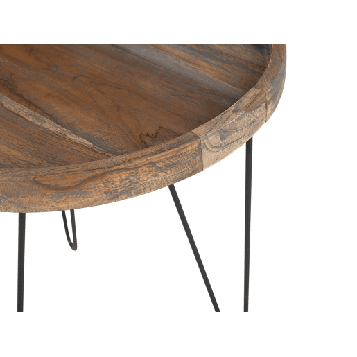 Mesa de apoio BONDISS Madeira Castanho escuro