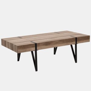 Mesa de centro ADENA Castanho escuro