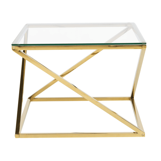 Mesa de centro BEVERLY Vidro Dourado Mesa de centro BEVERLY Vidro Dourado