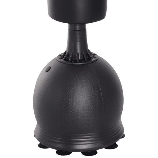 HOMCOM Saco de Boxe de Pé 165cm Sacos de Chão com Suporte para Preencher de Água ou Areia para Adultos e Crianças Preto