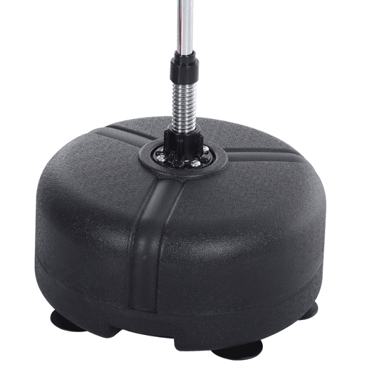 HOMCOM Punching Ball Ajustável em Altura com Base Recarregável Punching Ball de Boxe com Suporte e Luvas para Adultos e Adolescentes Ø48x136-154 cm Preto