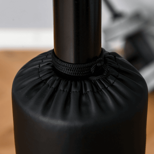 HOMCOM Punching Ball de Boxe com Altura Ajustável com 2 Bolas de Velocidade Barra Giratória 360° e Base Preenchida com Água ou Areia Punching Ball para Adultos 88x50x160-230cm Preto