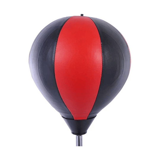 HOMCOM Punching Ball de Boxe com Altura Ajustável de 4 Níveis Base Recarregável com Água ou Areia e Luvas para Adolescentes Ø43x125-145 cm Vermelho e Preto