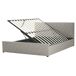 Beliani Cama con almacenaje Piel sintética ROCHEFORT 170x214 Beliani Cama con almacenaje Piel sintética ROCHEFORT 170x214 Gris Oscuro