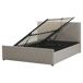 Beliani Cama con almacenaje Piel sintética ROCHEFORT 170x214 Beliani Cama con almacenaje Piel sintética ROCHEFORT 170x214 Gris Oscuro