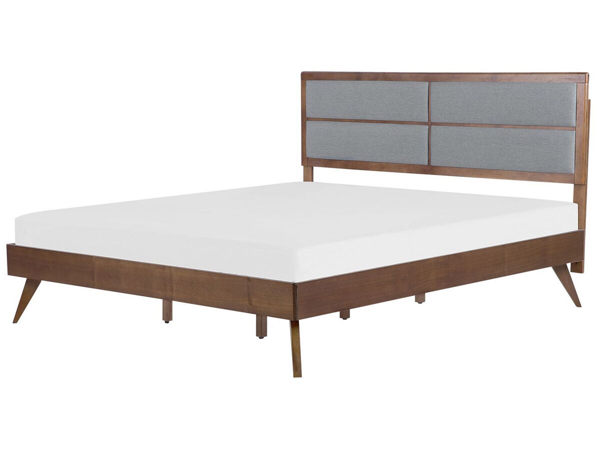 Beliani Cama MDF POISSY 187x202 Marrón
