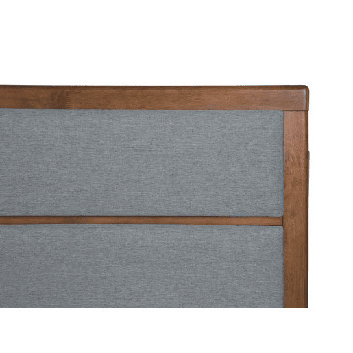 Cama POISSY 180 x 200 cm Madeira escura de freixo