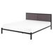 Beliani Cama Acero CLAMART 167x210 Beliani Cama Acero CLAMART 167x210 Negro