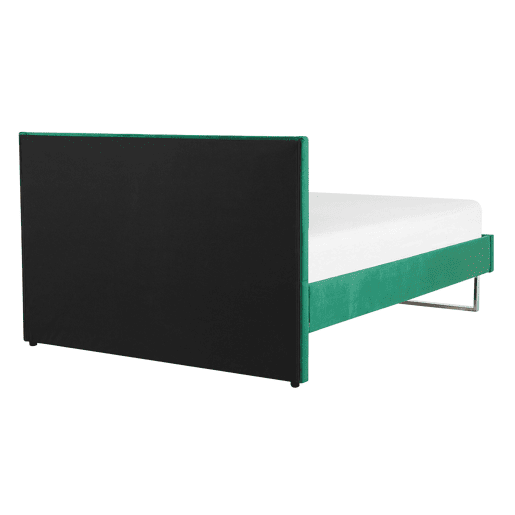 Cama Veludo BELLOU 140 x 200 cm Verde