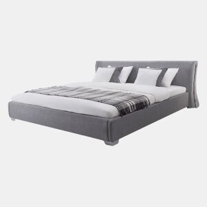 Cama Tecido PARIS 140 x 200 cm Cinzento