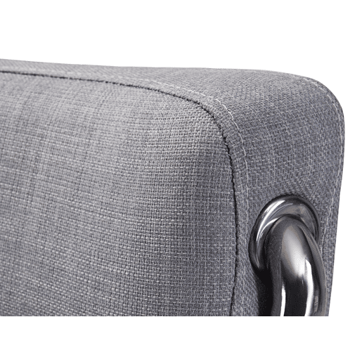 Cama Tecido PARIS 140 x 200 cm Cinzento Cama Tecido PARIS 140 x 200 cm Cinzento