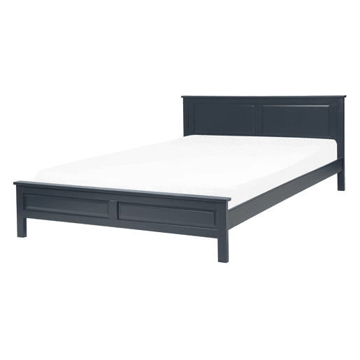 Cama Pinho OLIVET 140 x 200 cm Azul escuro