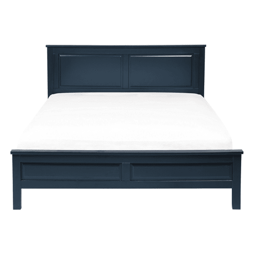 Cama Pinho OLIVET 140 x 200 cm Azul escuro