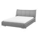 Beliani Cama de agua Terciopelo NANTES 168x237 Beliani Cama de agua Terciopelo NANTES 168x237 Gris Claro