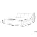 Beliani Cama de agua Terciopelo NANTES 168x237 Beliani Cama de agua Terciopelo NANTES 168x237 Gris Claro