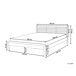 Beliani Cama Madera de caucho CARNAC Beliani Cama Madera de caucho CARNAC Marrón