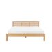 Beliani Cama Madera de caucho CARNAC Beliani Cama Madera de caucho CARNAC Marrón