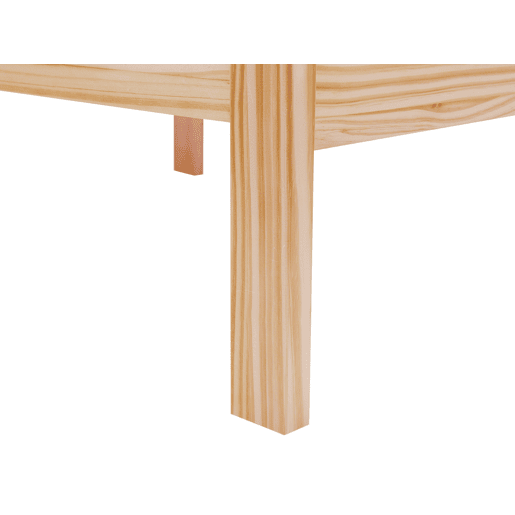Cama Madeira CARNAC 180 x 200 cm Castanho claro