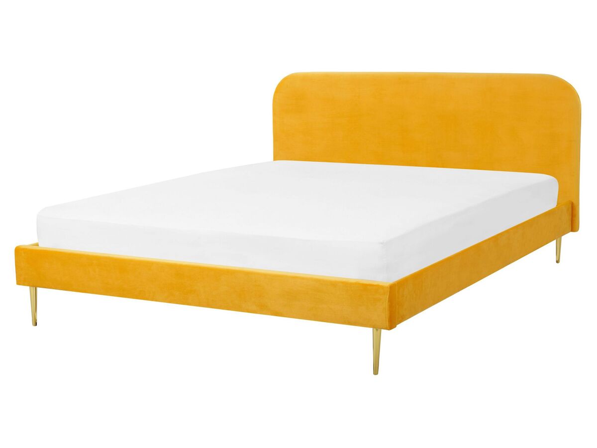 Beliani Cama Terciopelo FLAYAT 173x215