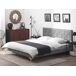 Beliani Cama Terciopelo LIMOUX 147x213 Beliani Cama Terciopelo LIMOUX 147x213 Gris