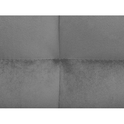 Cama Veludo SENLIS 160 x 200 cm Cinzento