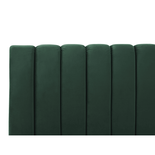 Cama Veludo MARVILLE 180 x 200 cm Verde esmeralda
