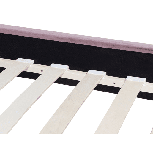 Cama Veludo AVALLON 180 x 200 cm Rosa