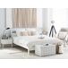 Beliani Cama Madera de pino GIULIA 185x213 Beliani Cama Madera de pino GIULIA 185x213 Blanco