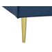 Beliani Cama Terciopelo MARVILLE 198x225 Beliani Cama Terciopelo MARVILLE 198x225 Azul Marino