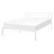 Beliani Cama Acero CUSSET 147x209 Beliani Cama Acero CUSSET 147x209 Blanco