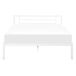 Beliani Cama Acero CUSSET 147x209 Beliani Cama Acero CUSSET 147x209 Blanco
