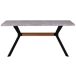 Beliani Mesa de centro BIDDLE 90x160 Beliani Mesa de centro BIDDLE 90x160 Gris Claro
