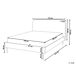 Beliani Cama Terciopelo FLAYAT 173x215 Beliani Cama Terciopelo FLAYAT 173x215 Amarillo