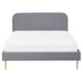 Beliani Cama Terciopelo FLAYAT 173x215 Beliani Cama Terciopelo FLAYAT 173x215 Amarillo