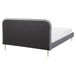 Beliani Cama Terciopelo FLAYAT 173x215 Beliani Cama Terciopelo FLAYAT 173x215 Amarillo