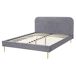 Beliani Cama Terciopelo FLAYAT 173x215 Beliani Cama Terciopelo FLAYAT 173x215 Amarillo