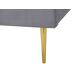 Beliani Cama Terciopelo FLAYAT 173x215 Beliani Cama Terciopelo FLAYAT 173x215 Amarillo