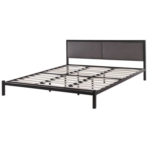 Cama Metal CLAMART 180 x 200 cm Cinzento