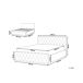 Beliani Cama con almacenaje Piel sintética ROCHEFORT 190x214 Beliani Cama con almacenaje Piel sintética ROCHEFORT 190x214 Gris Oscuro