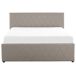 Beliani Cama con almacenaje Piel sintética ROCHEFORT 190x214 Beliani Cama con almacenaje Piel sintética ROCHEFORT 190x214 Gris Oscuro