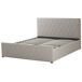 Beliani Cama con almacenaje Piel sintética ROCHEFORT 190x214 Beliani Cama con almacenaje Piel sintética ROCHEFORT 190x214 Gris Oscuro