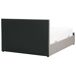 Beliani Cama con almacenaje Piel sintética ROCHEFORT 190x214 Beliani Cama con almacenaje Piel sintética ROCHEFORT 190x214 Gris Oscuro