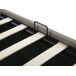 Beliani Cama con almacenaje Piel sintética ROCHEFORT 190x214 Beliani Cama con almacenaje Piel sintética ROCHEFORT 190x214 Gris Oscuro