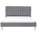 Beliani Cama Terciopelo MARVILLE 202x225 Beliani Cama Terciopelo MARVILLE 202x225 Arena