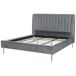 Beliani Cama Terciopelo MARVILLE 202x225 Beliani Cama Terciopelo MARVILLE 202x225 Arena