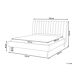 Beliani Cama Terciopelo MARVILLE 162x225 Beliani Cama Terciopelo MARVILLE 162x225 Arena