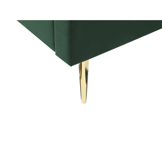 Cama Veludo MARVILLE 140 x 200 cm Verde esmeralda