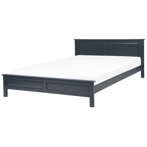 Cama Pinho OLIVET 180 x 200 cm Azul escuro