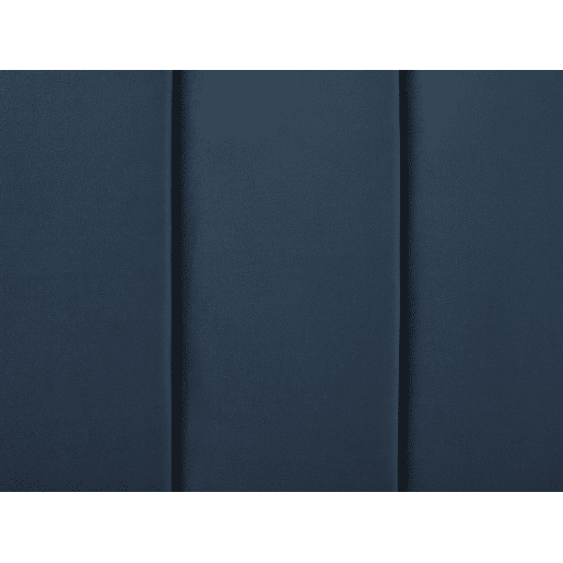 Cama Veludo MARVILLE 140 x 200 cm Azul escuro
